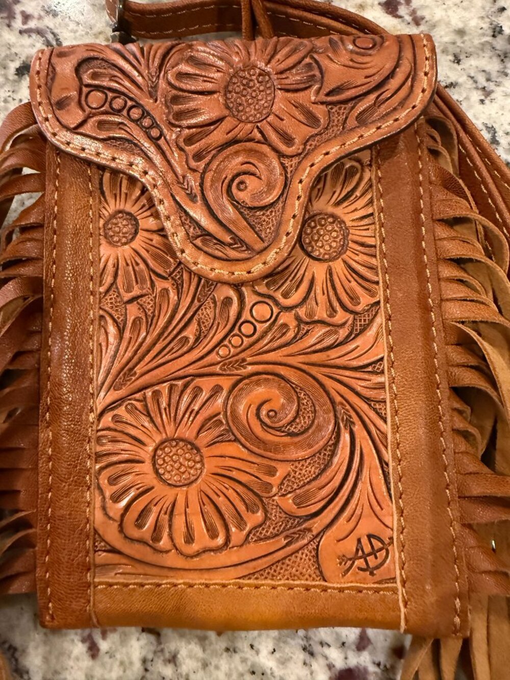 American Darling Crossbody Cell Phone Bag - Picture 4 of 5